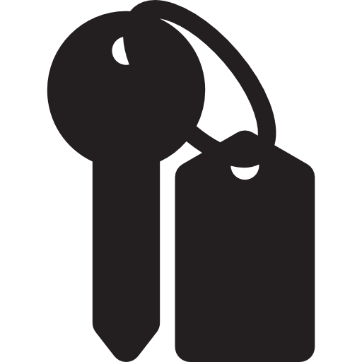 Hotel Key and Key Ring